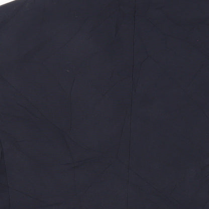 Haggar Mens Blue Polyester Jacket Blazer Size 42 Regular
