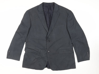 Mens UK Size 44 Greenwoods Regular Blue Suit Jacket