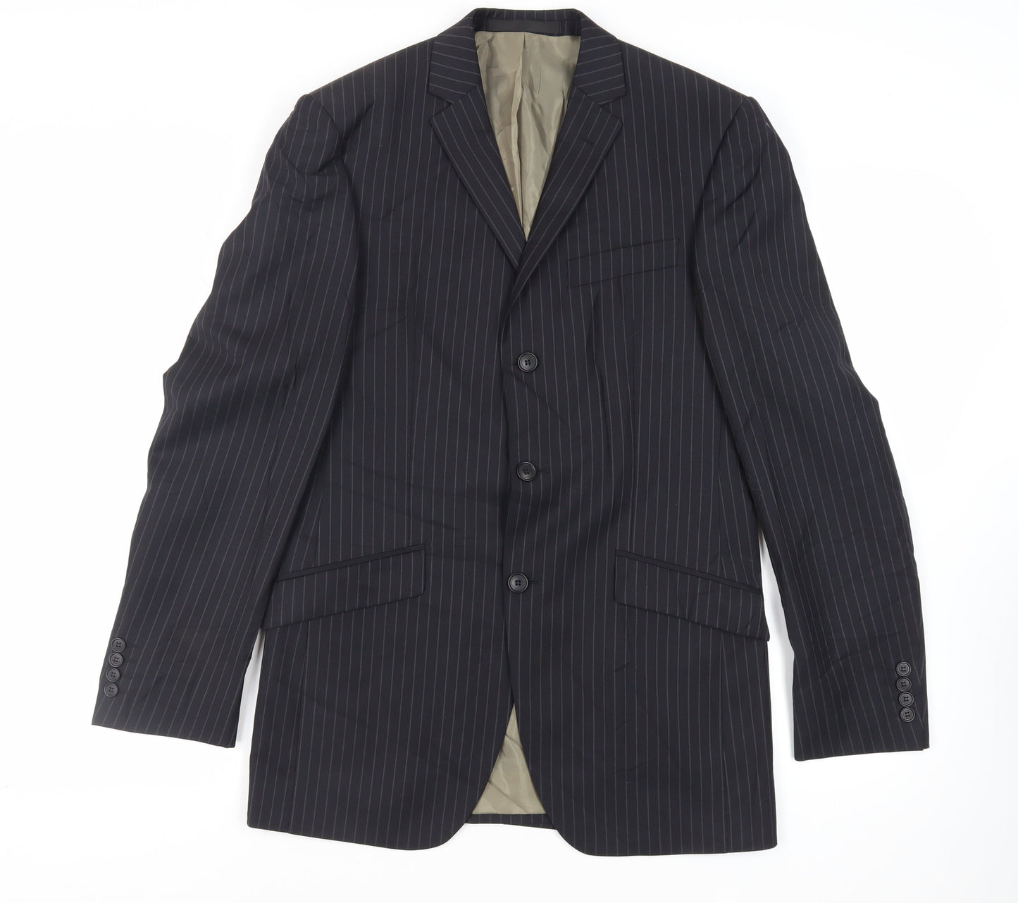 Mens UK Size 38 Marks and Spencer Regular Black Suit Jacket