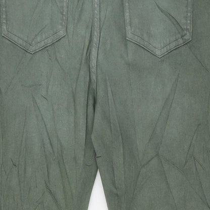 Womens UK Size 14 Marks and Spencer Regular Fit Skinny Green Jeans