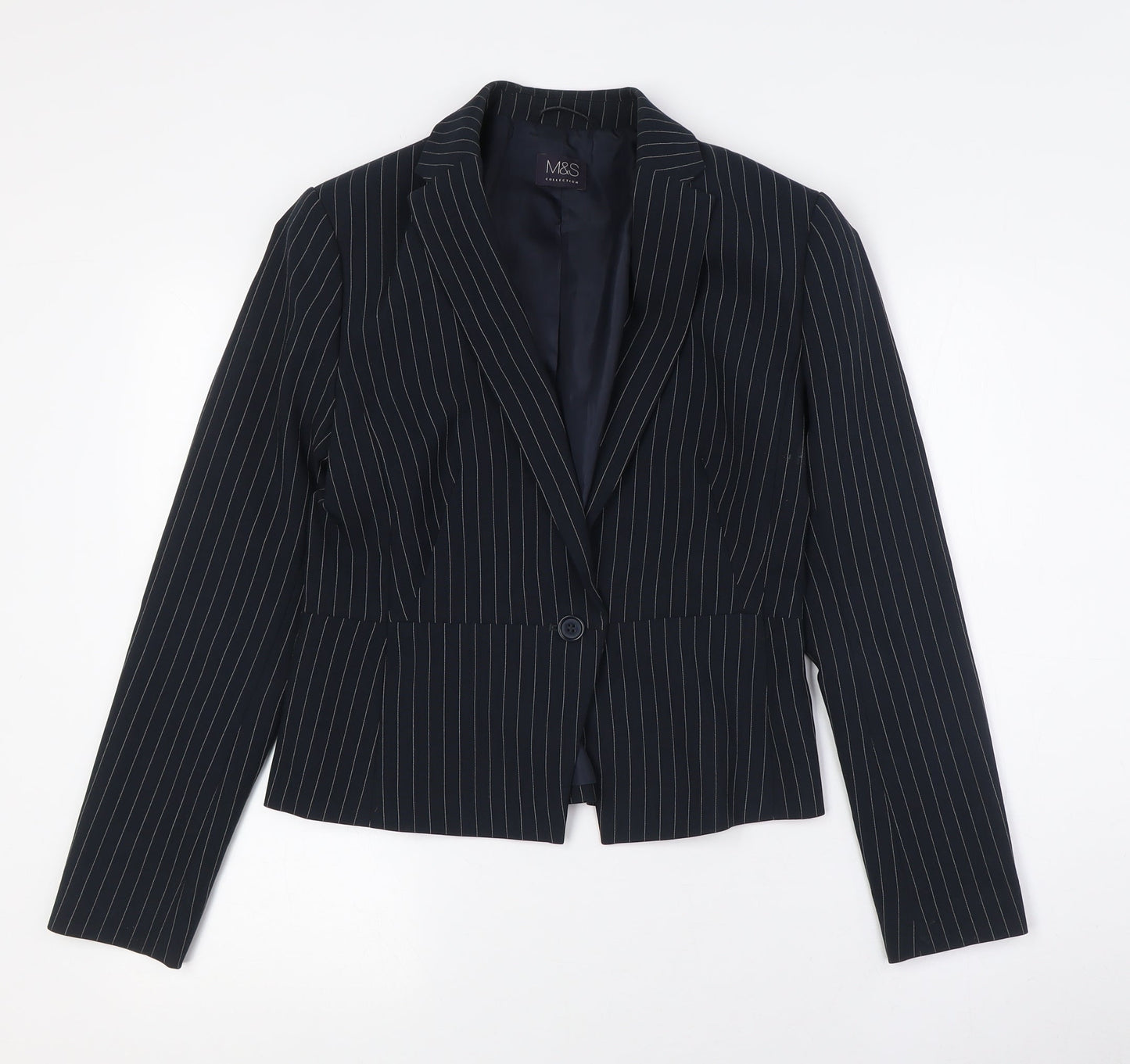 Womens UK Size 8 Marks and Spencer Blue Jacket
