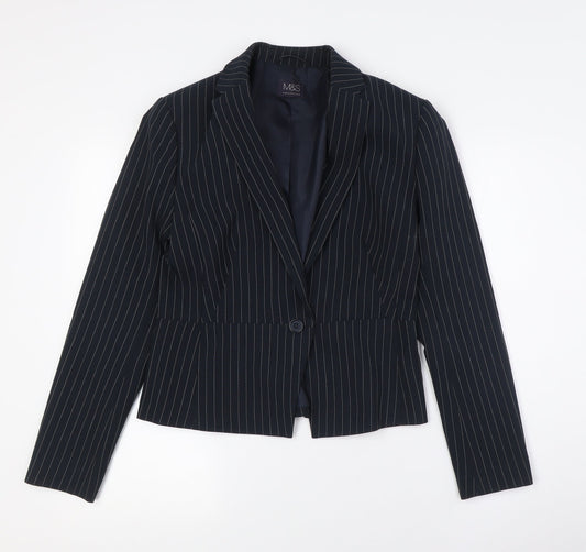 Womens UK Size 8 Marks and Spencer Blue Jacket