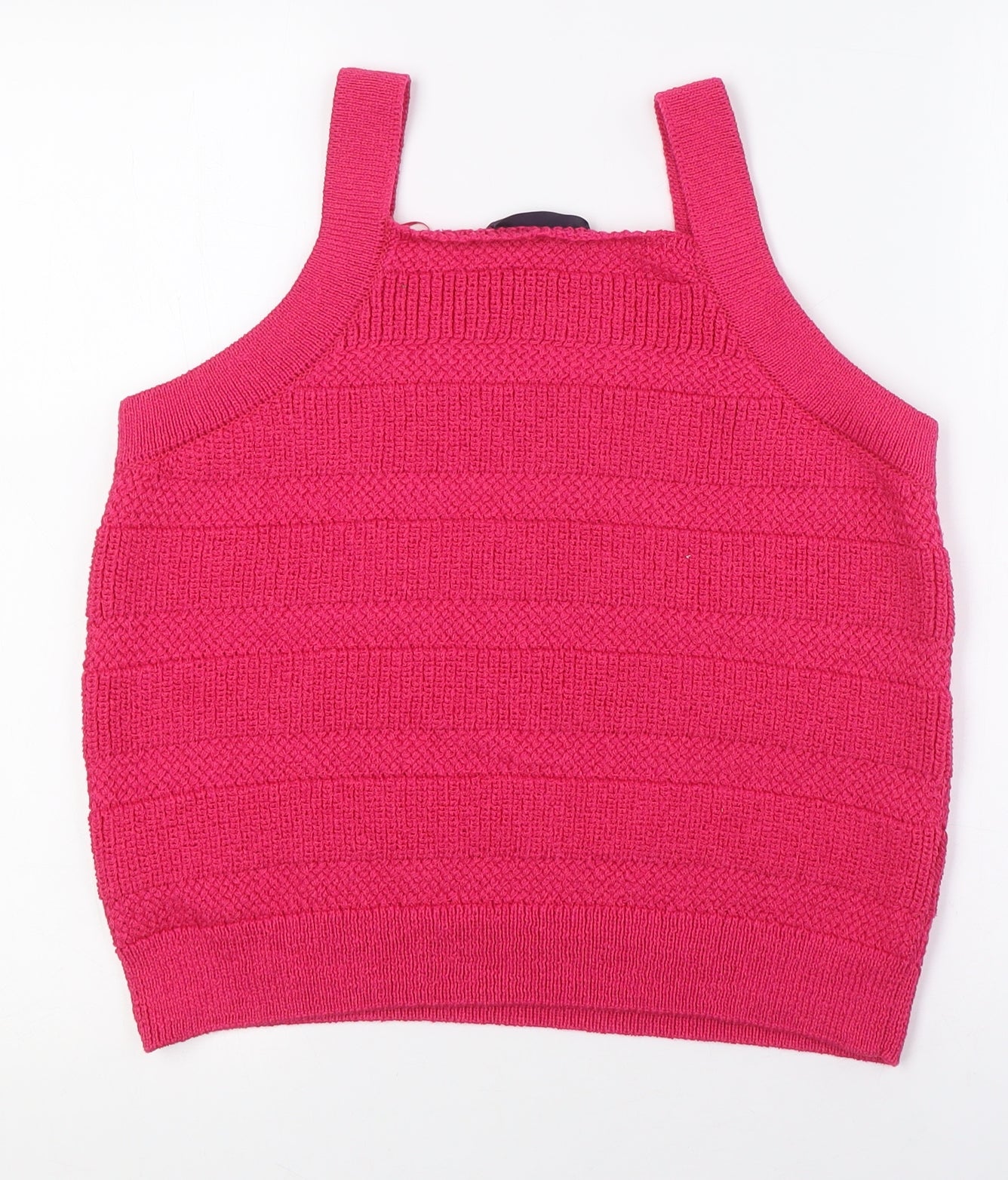 Womens UK Size L Marks and Spencer Pink Vest Jumper