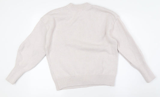 Womens UK Size XS H&M Purple Pullover Jumper