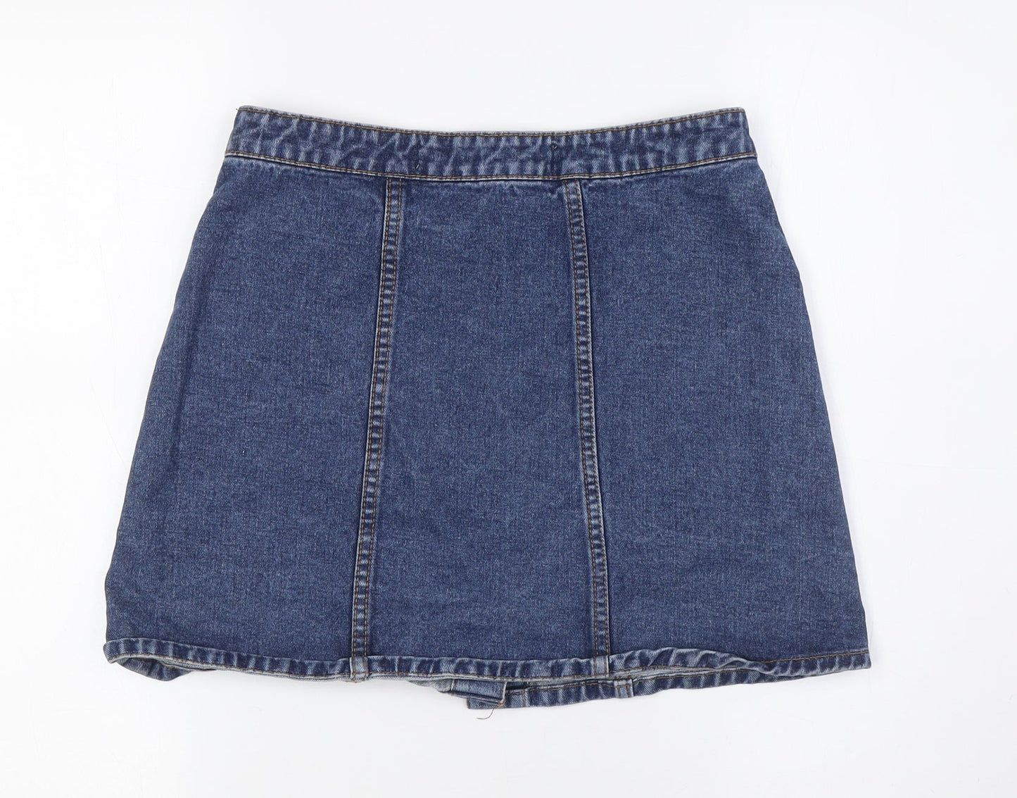 Womens UK Size 8 Denim & Co. A-Line Denim Skirt