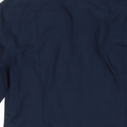 Mens UK Collar Size XS H&M Smart Blue  Dress Shirt