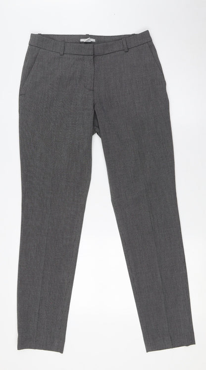 Womens UK Size 8 H&M Regular Fit  Grey Trousers