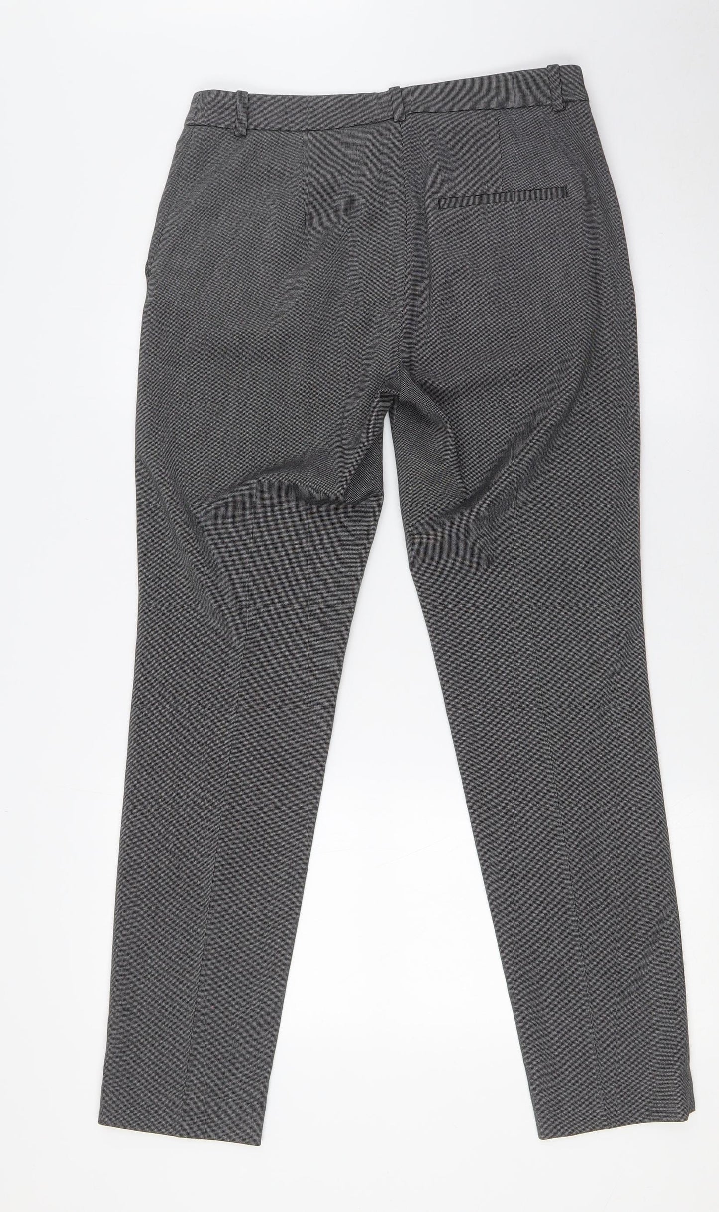 Womens UK Size 8 H&M Regular Fit  Grey Trousers