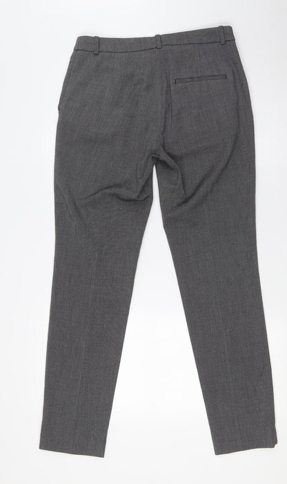 Womens UK Size 8 H&M Regular Fit  Grey Trousers