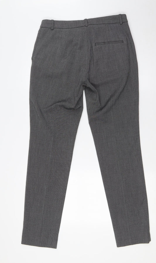 Womens UK Size 8 H&M Regular Fit  Grey Trousers