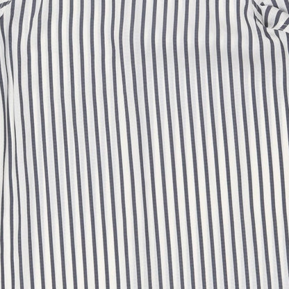 H&M Womens Ivory Striped Polyester Shirt Dress Size XS Collared Button