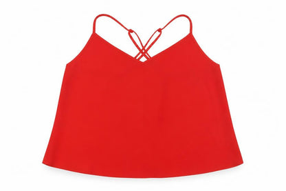 Womens UK Size 20 Red Herring Red Basic Button-Up
