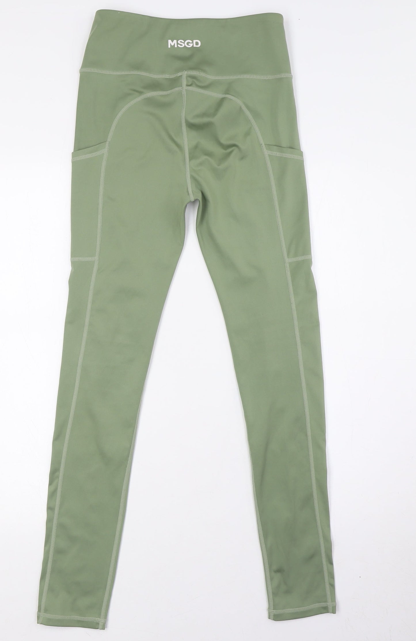 Womens UK Size 8 Missguided  Capri Green Leggings