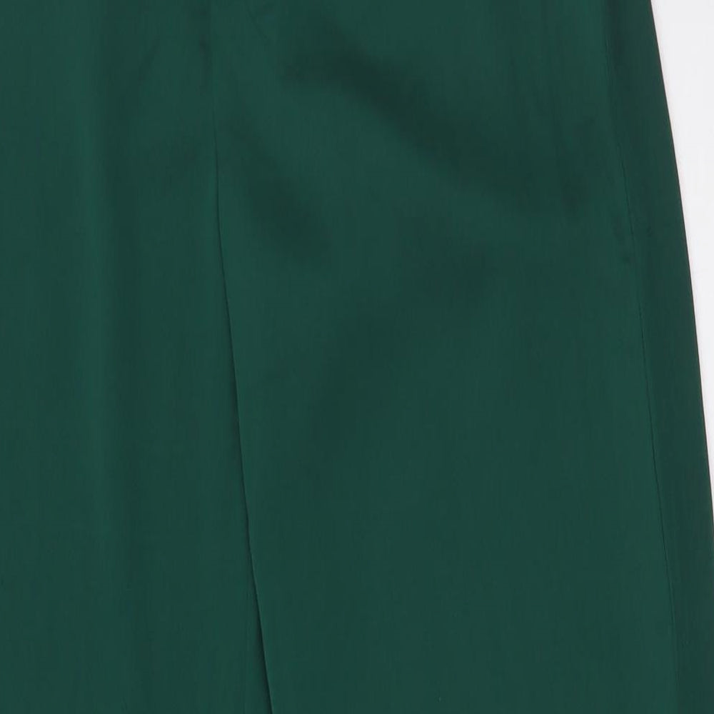 Womens UK Size 8 PRETTYLITTLETHING Regular Fit  Green Trousers