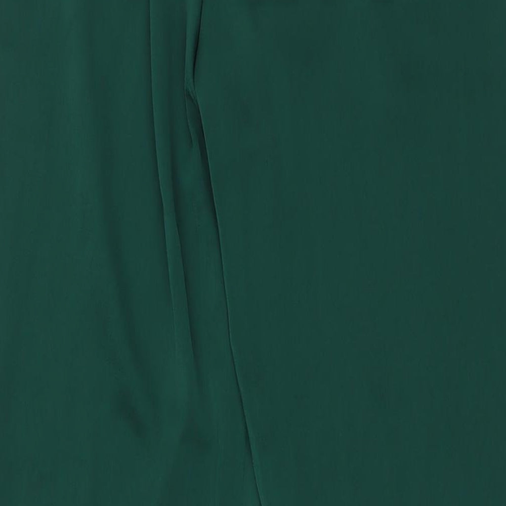 Womens UK Size 8 PRETTYLITTLETHING Regular Fit  Green Trousers