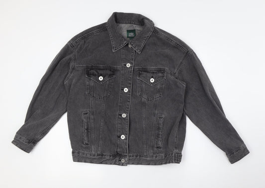 Wild Fable Mens Black Jacket Size S Button