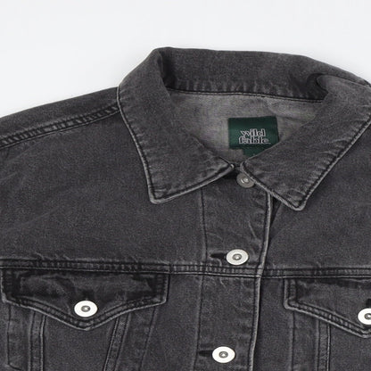 Wild Fable Mens Black Jacket Size S Button
