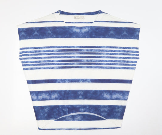 Womens UK Size S Paramour Blue Basic T-Shirt