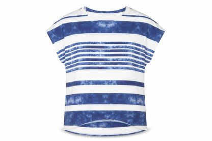 Womens UK Size S Paramour Blue Basic T-Shirt