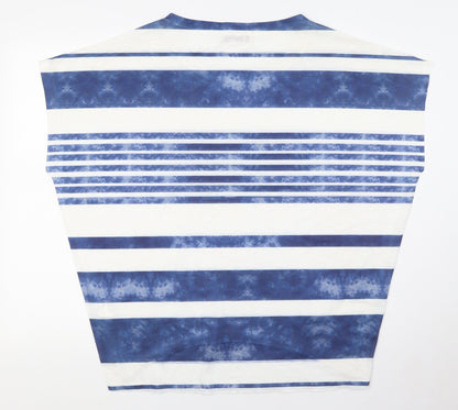 Womens UK Size S Paramour Blue Basic T-Shirt