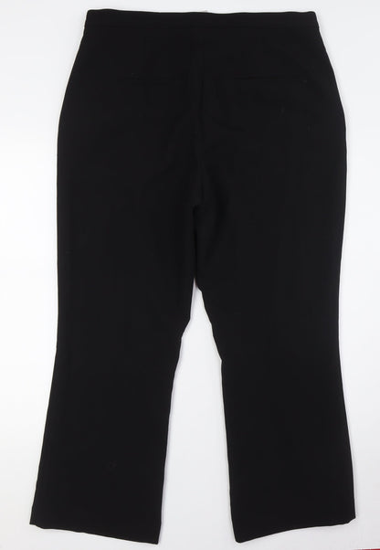 Womens UK Size 18 H&M Regular Fit  Black Trousers