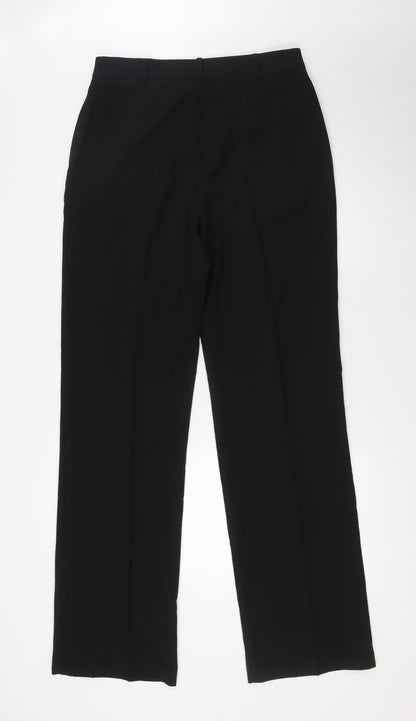 Womens UK Size 12 ASOS Regular Fit  Black Trousers