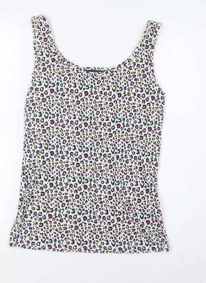 Womens UK Size 10 Marks and Spencer Multicoloured Basic Tank