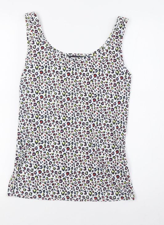 Womens UK Size 10 Marks and Spencer Multicoloured Basic Tank