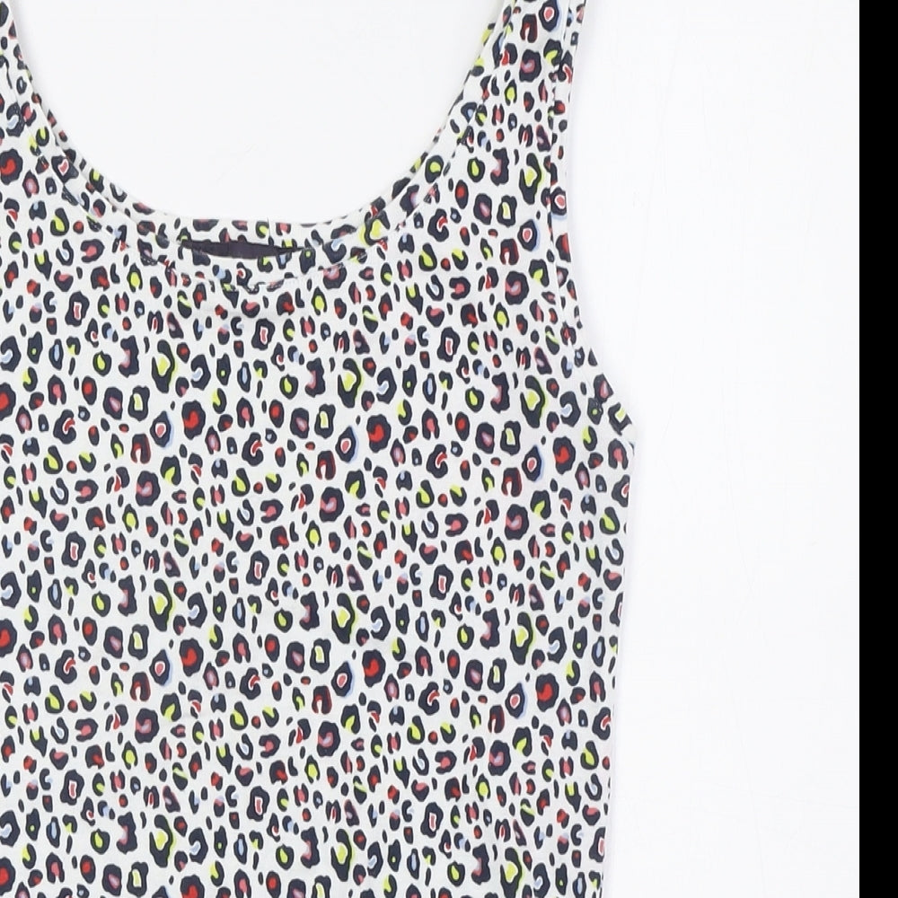 Womens UK Size 10 Marks and Spencer Multicoloured Basic Tank