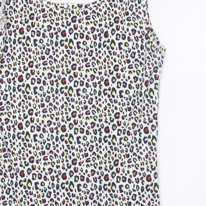 Womens UK Size 10 Marks and Spencer Multicoloured Basic Tank