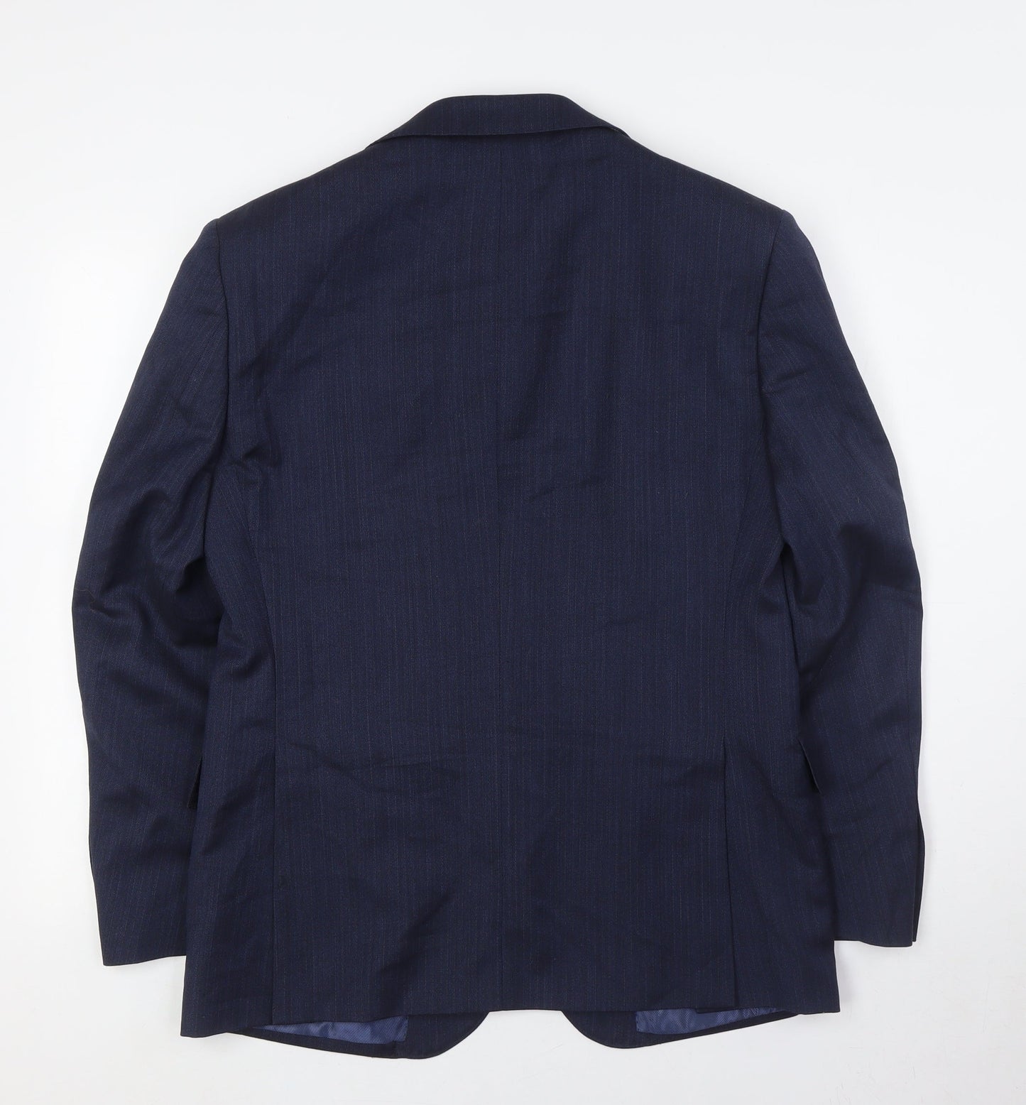 Mens UK Size 38 Marks and Spencer Regular Blue Suit Jacket