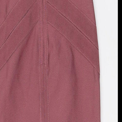 Lipsy Womens Pink Polyester Pencil Dress Size 8 Off the Shoulder Zip
