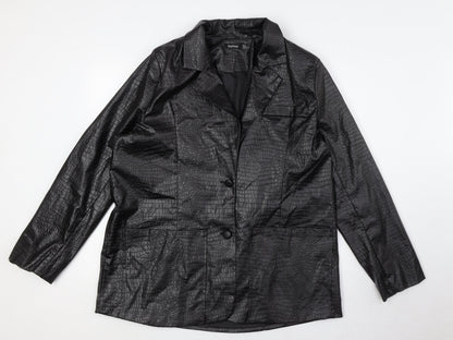 Womens UK Size 14 Boohoo Black Jacket