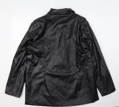 Womens UK Size 14 Boohoo Black Jacket