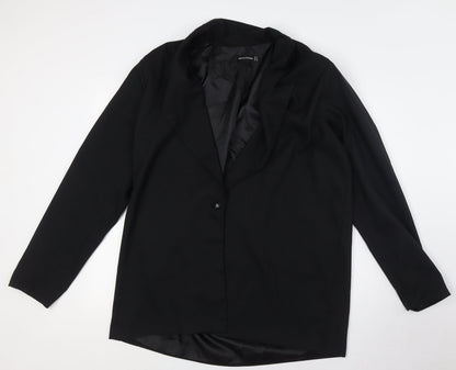 Womens UK Size 16 PRETTYLITTLETHING Black Jacket