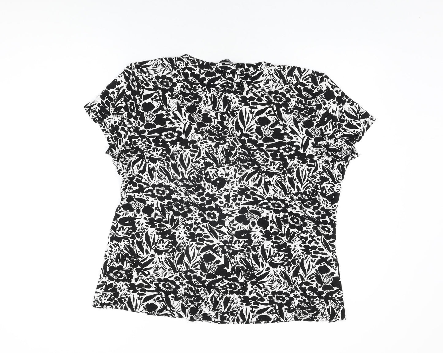 Womens UK Size 20 BM Collection White Basic T-Shirt