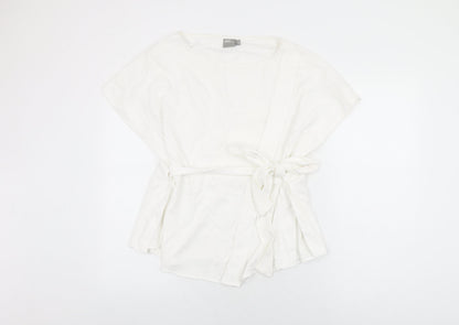 Womens UK Size 14 ASOS White Basic T-Shirt