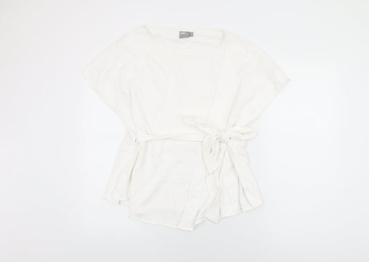 Womens UK Size 14 ASOS White Basic T-Shirt