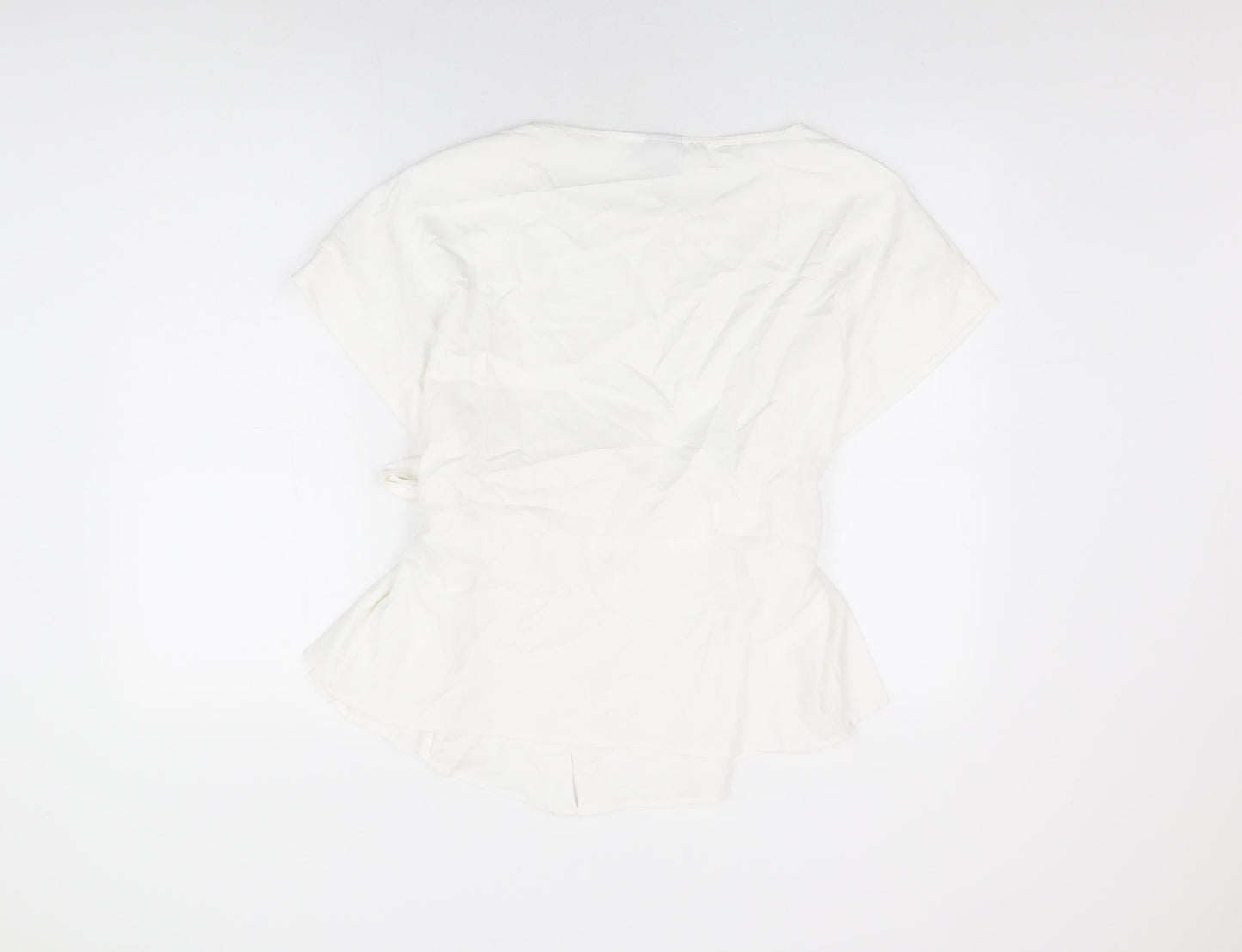 Womens UK Size 14 ASOS White Basic T-Shirt