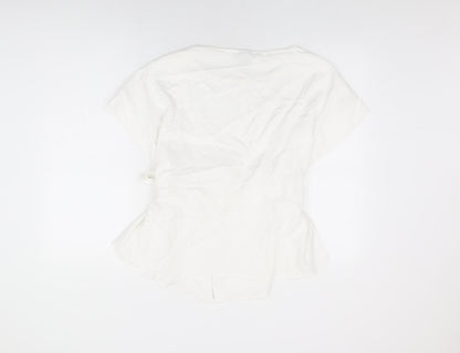Womens UK Size 14 ASOS White Basic T-Shirt