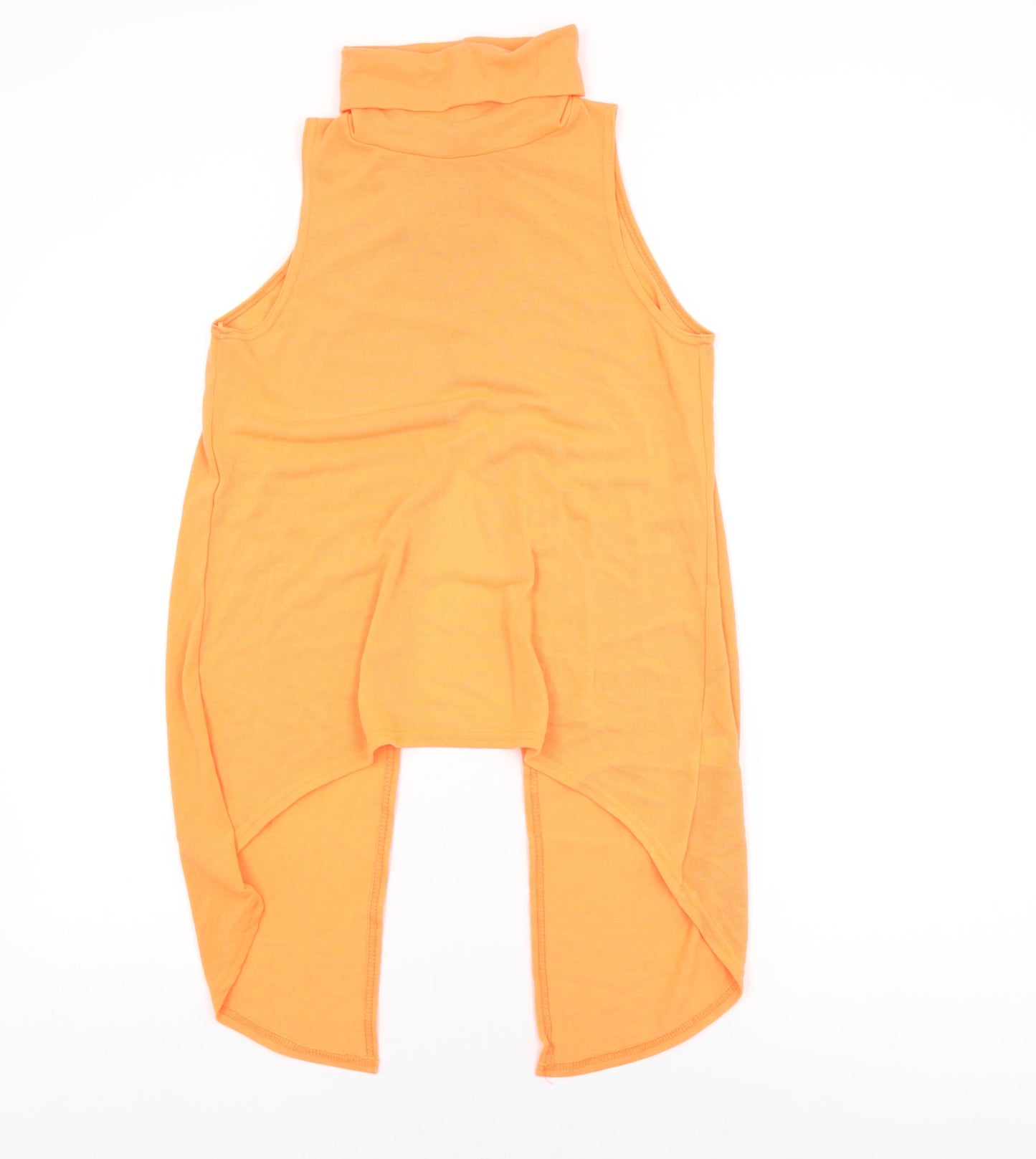 Womens UK Size 12 Select Orange Basic T-Shirt