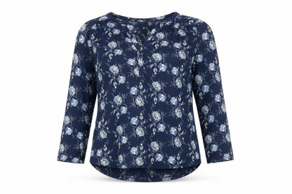 Womens UK Size S H&M Blue Basic T-Shirt