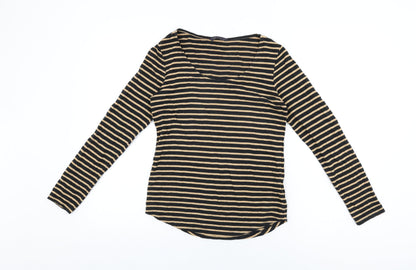Womens UK Size 8 Marks and Spencer Black Basic T-Shirt