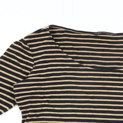 Womens UK Size 8 Marks and Spencer Black Basic T-Shirt