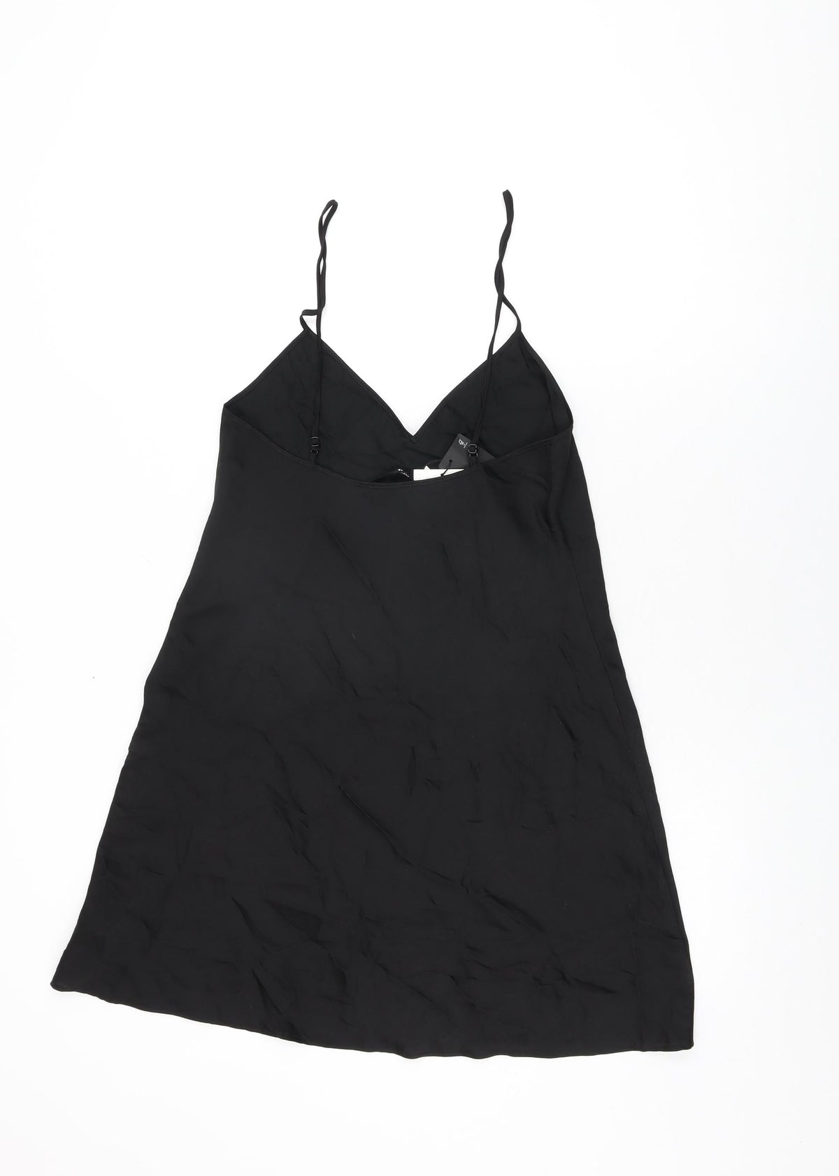 Zara Womens Black Polyester Shift Size S V-Neck Pullover