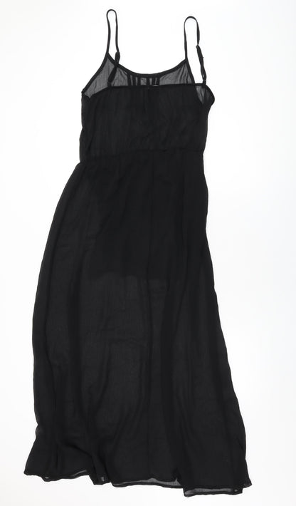 Brandy Melville Womens Black Polyester Maxi One Size Round Neck Pullover
