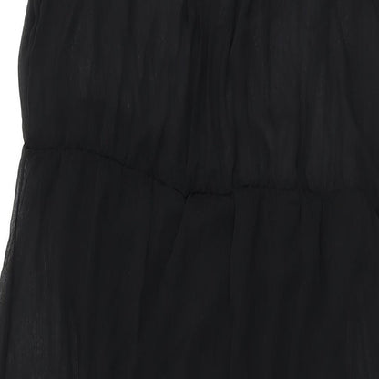 Brandy Melville Womens Black Polyester Maxi One Size Round Neck Pullover