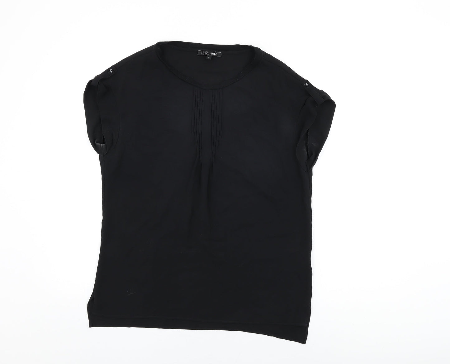 Womens UK Size 12 NEXT Black Basic T-Shirt