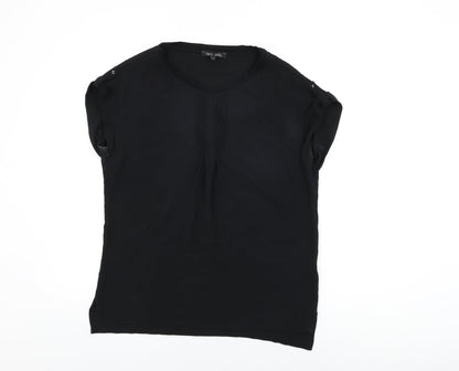 Womens UK Size 12 NEXT Black Basic T-Shirt