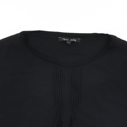 Womens UK Size 12 NEXT Black Basic T-Shirt